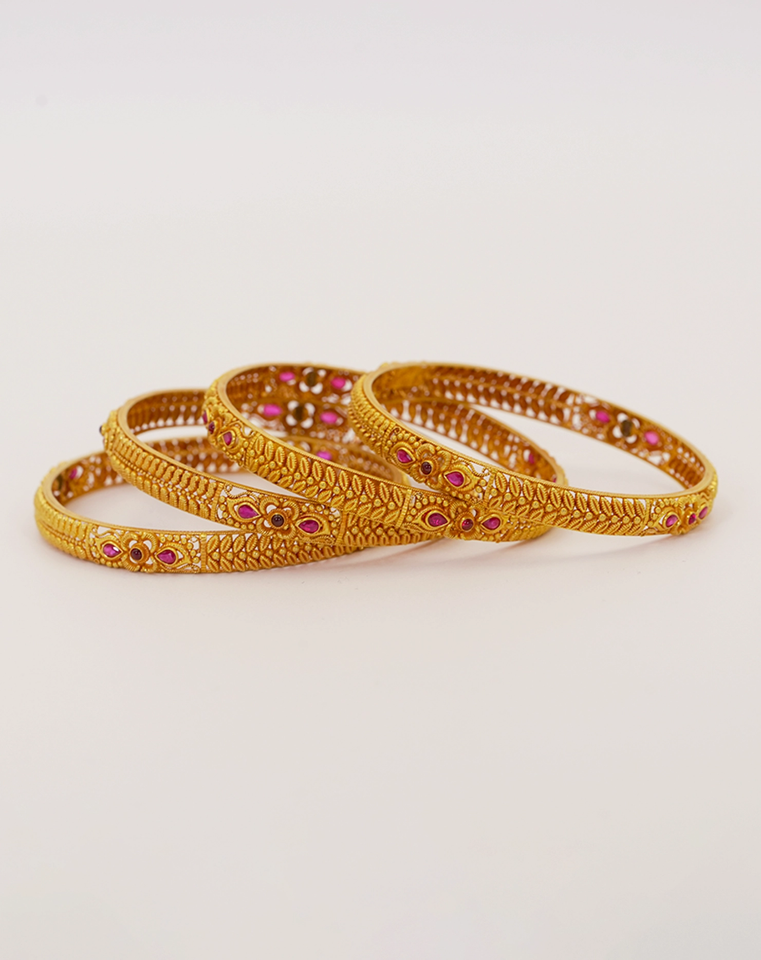 Gold Bangles (4)