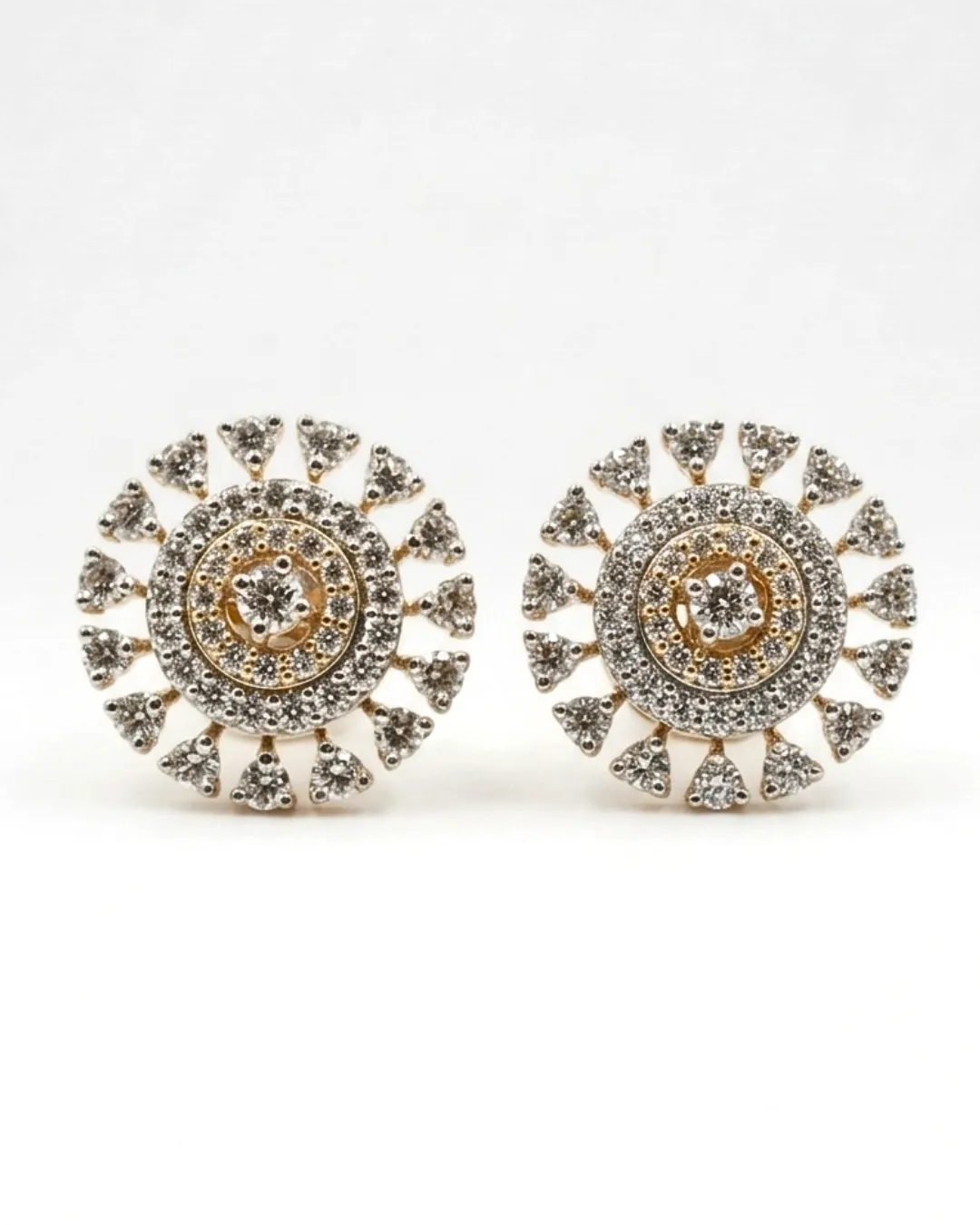 Diamond Floral Pendant Set (1)