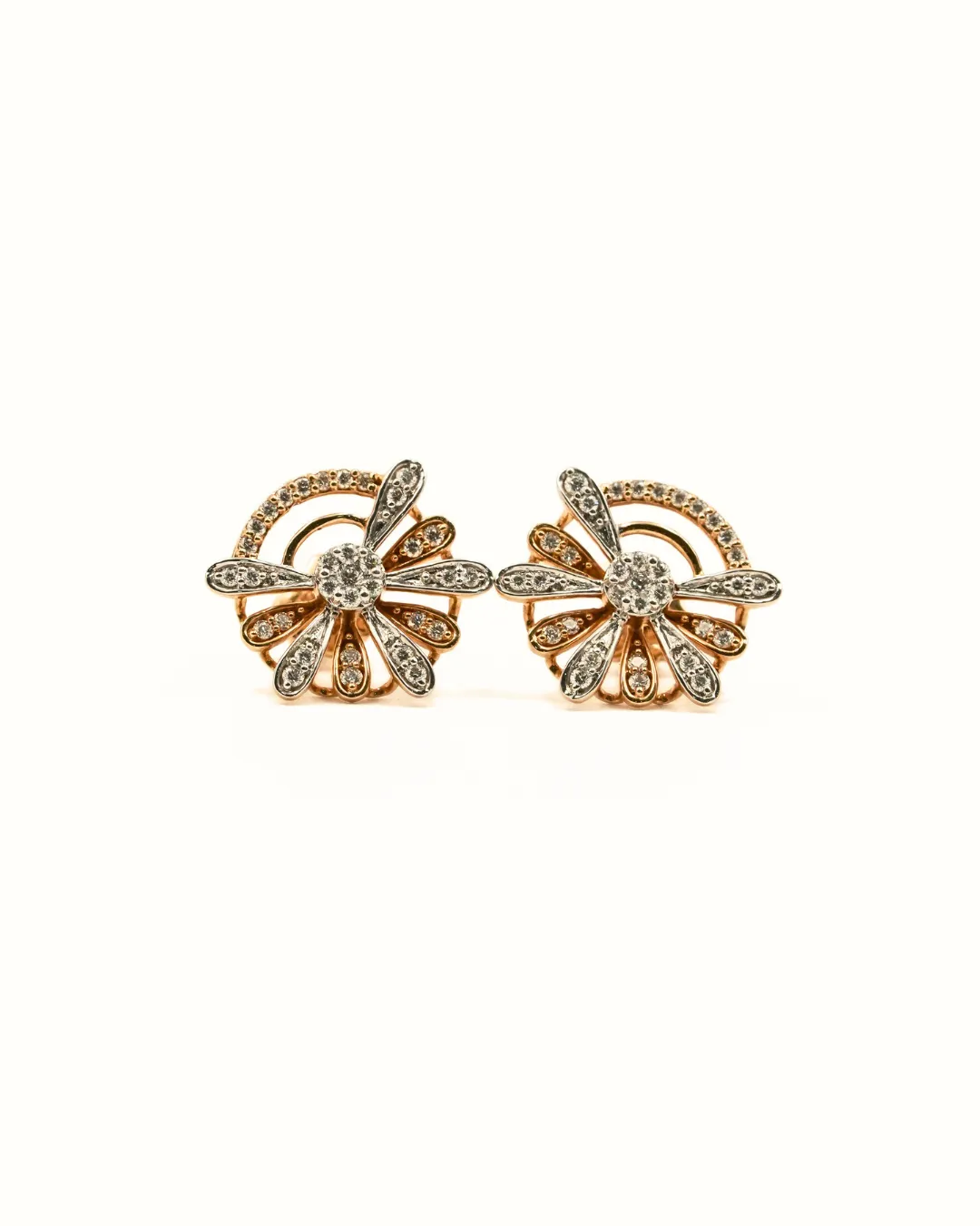 Diamond Floral Pendant Set (1)