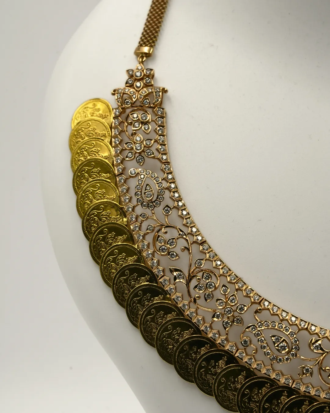 Diamond Kasu Necklace (2)