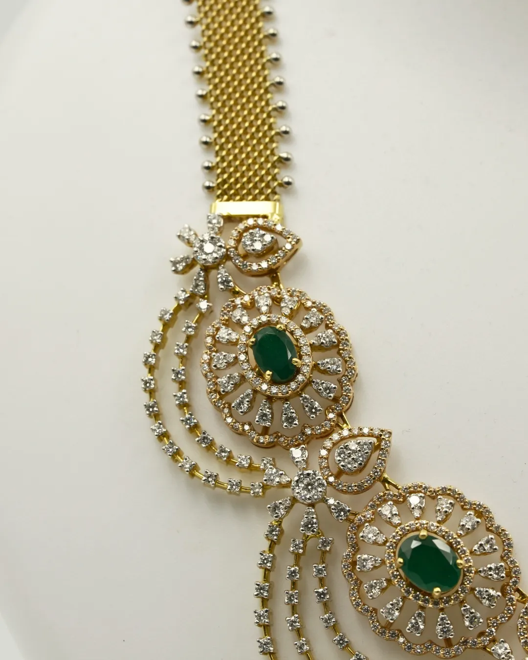 Diamond Scalloped Necklace (1)