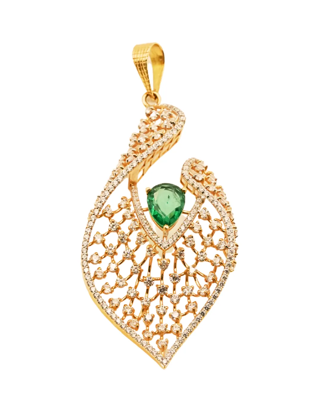 Emerald Zircon Pendant (1)