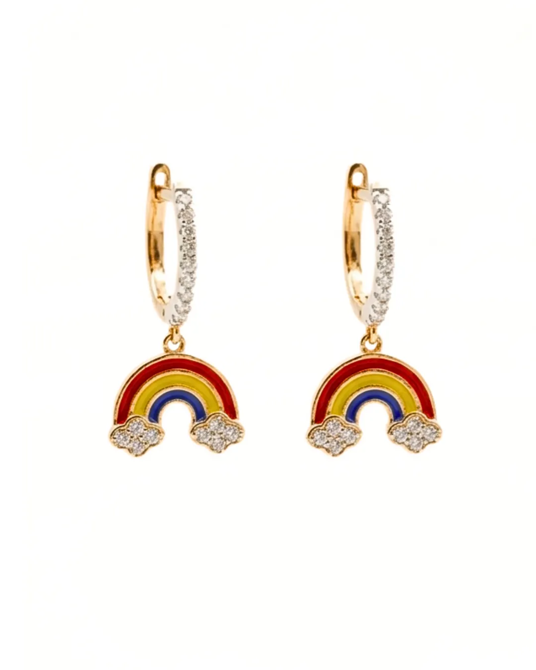 Rainbow Diamond Pendant Set (2)