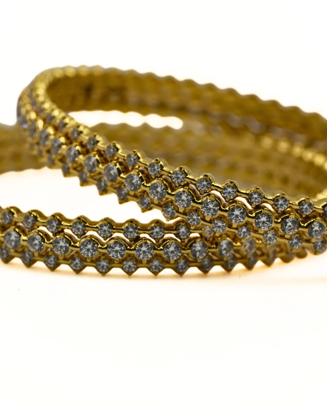 Triple Row Stone Bangles (1)